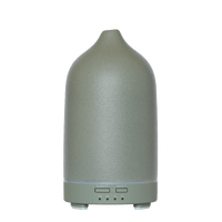 Marzou ceramic aroma diffuser sage grey - back view