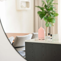 Ceramic aroma diffuser - Lotus pink