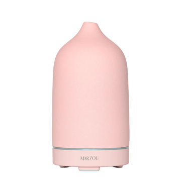 Marzou ceramic aroma diffuser Lotus Pink - front