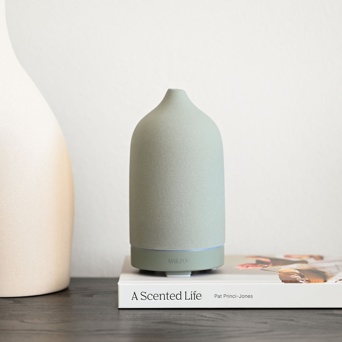 Ceramic aroma diffuser - Sage grey