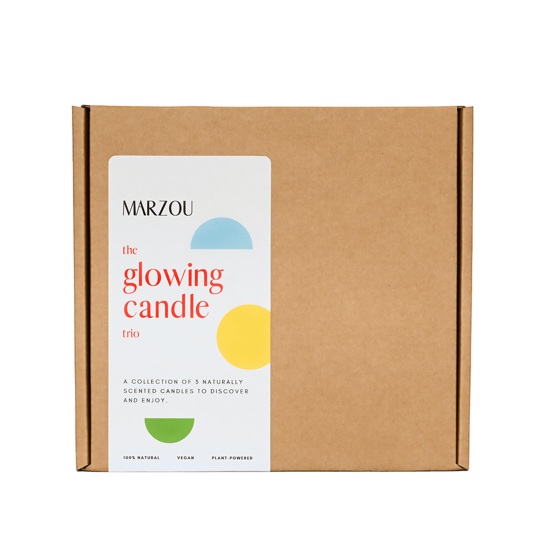 glowing candle gift set