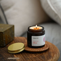 nilou botanical candle patchouli geranium frankincense