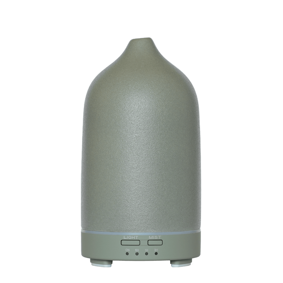Marzou ceramic aroma diffuser sage grey - back view