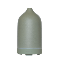 Marzou ceramic aroma diffuser sage grey - front view