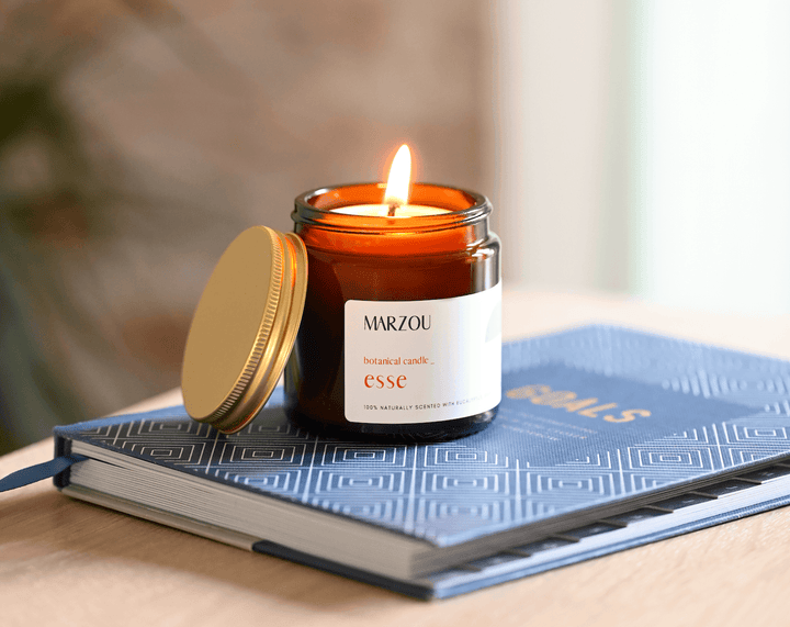 Esse botanical herbal candle - for meditation, mindfulness, clarity and focus