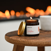 Campfire candle fir pine vetiver orange