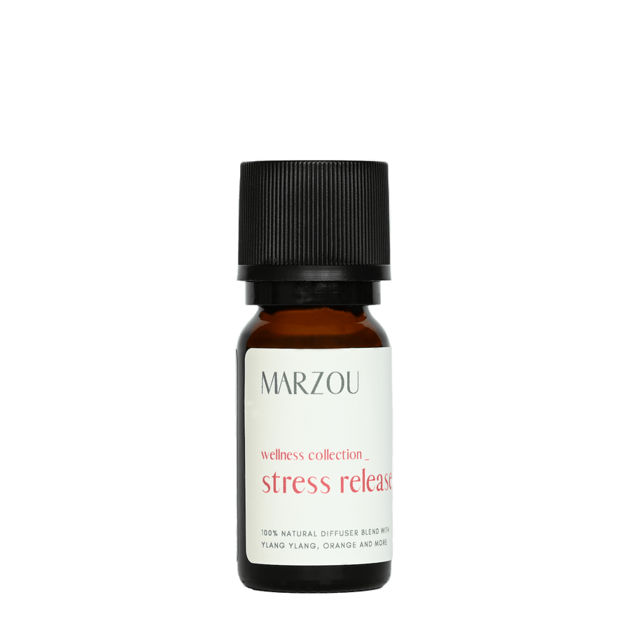 stress release, wellness collection marzou, diffuser blend against stress and anxiety